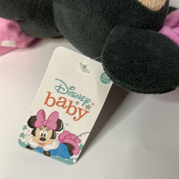 NEW Disney Baby Minnie Mouse Pink Pastel Plush Super Soft 14” tall - Picture 6 of 7